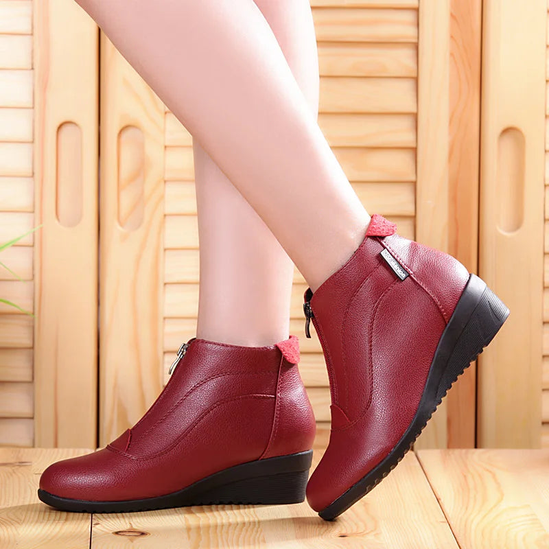 Snow Boots Wedge Heels