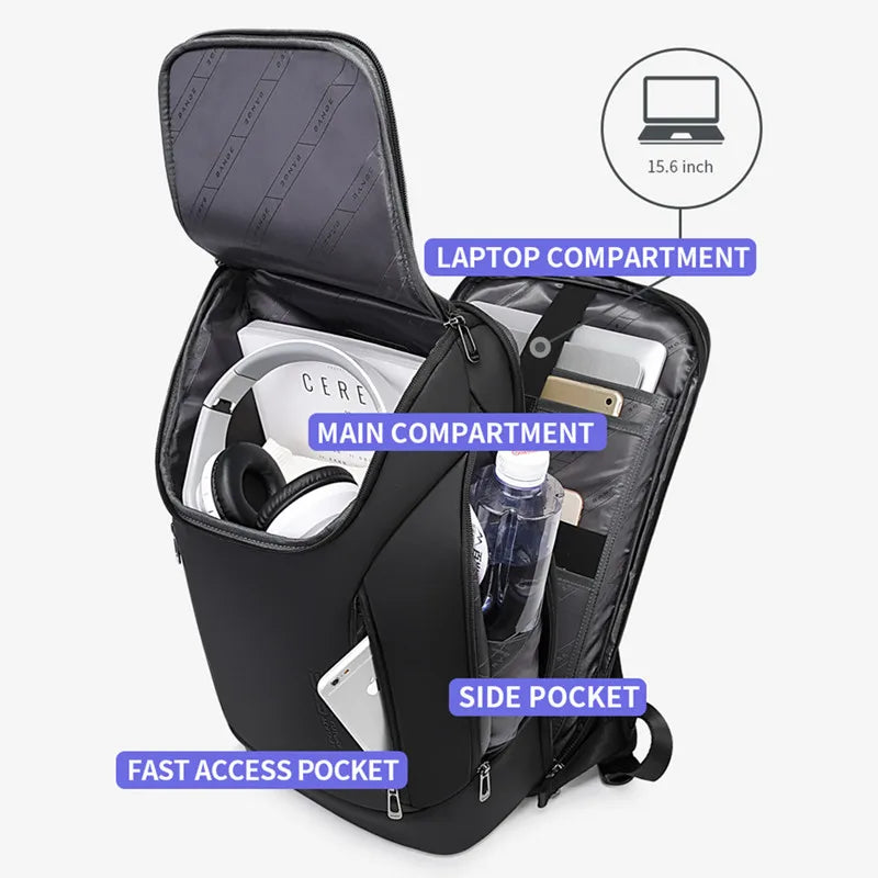 Waterproof Multi-Use Laptop Backpack