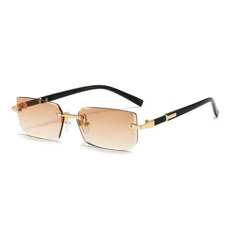 Retro Rimless Sunglasses