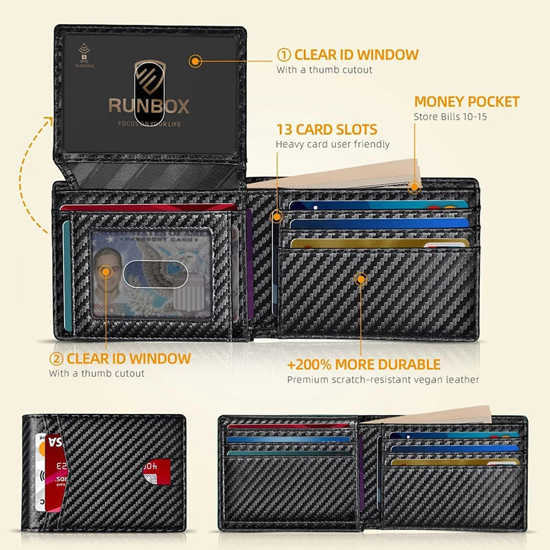 Multi Card Carbon Fiber Wallet