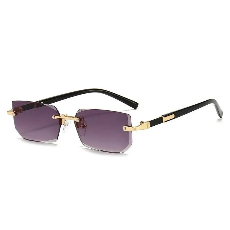 Retro Rimless Sunglasses