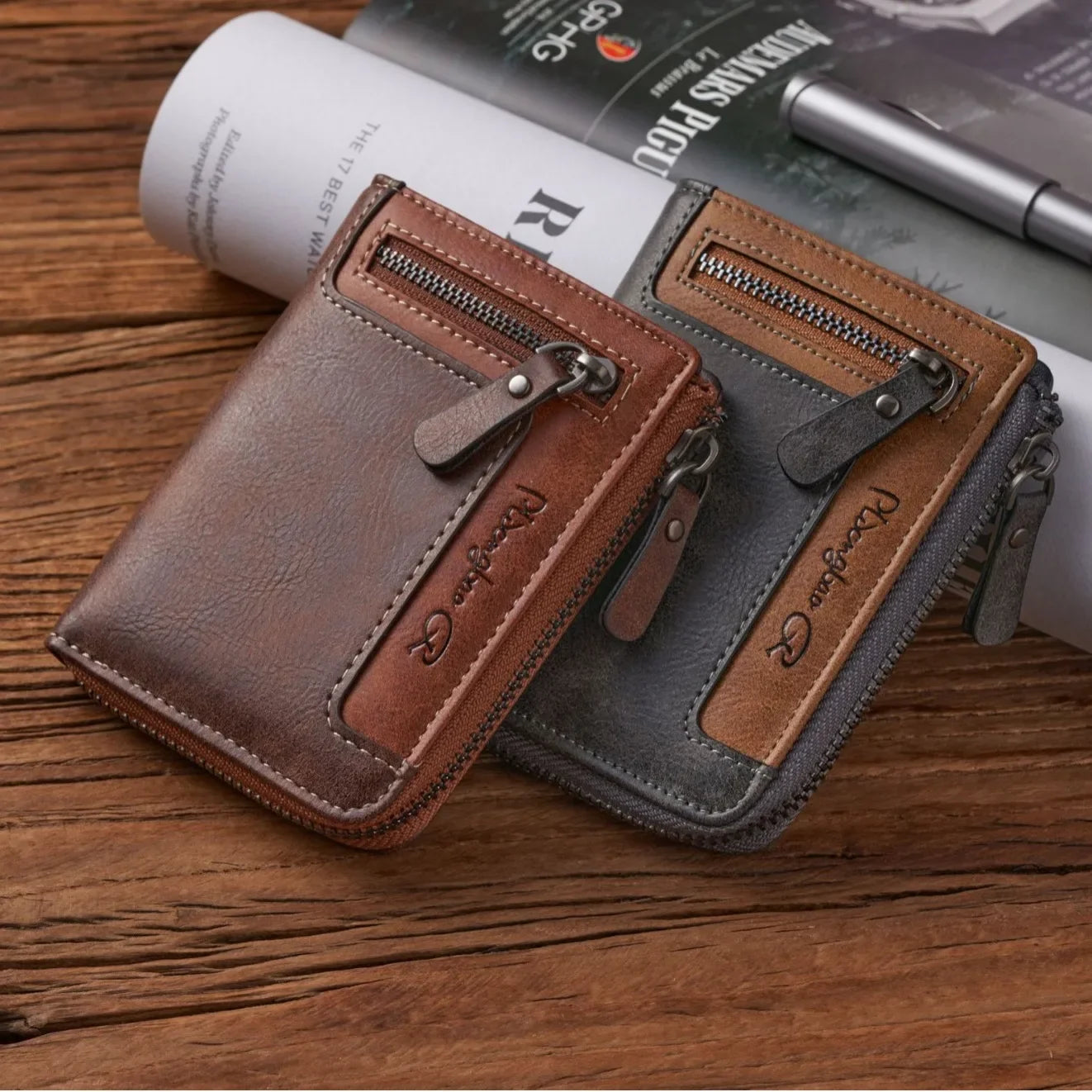 Retro Short Wallet for Men