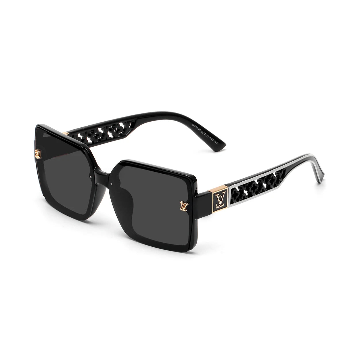 Luxury square designer fashion big sunglasses