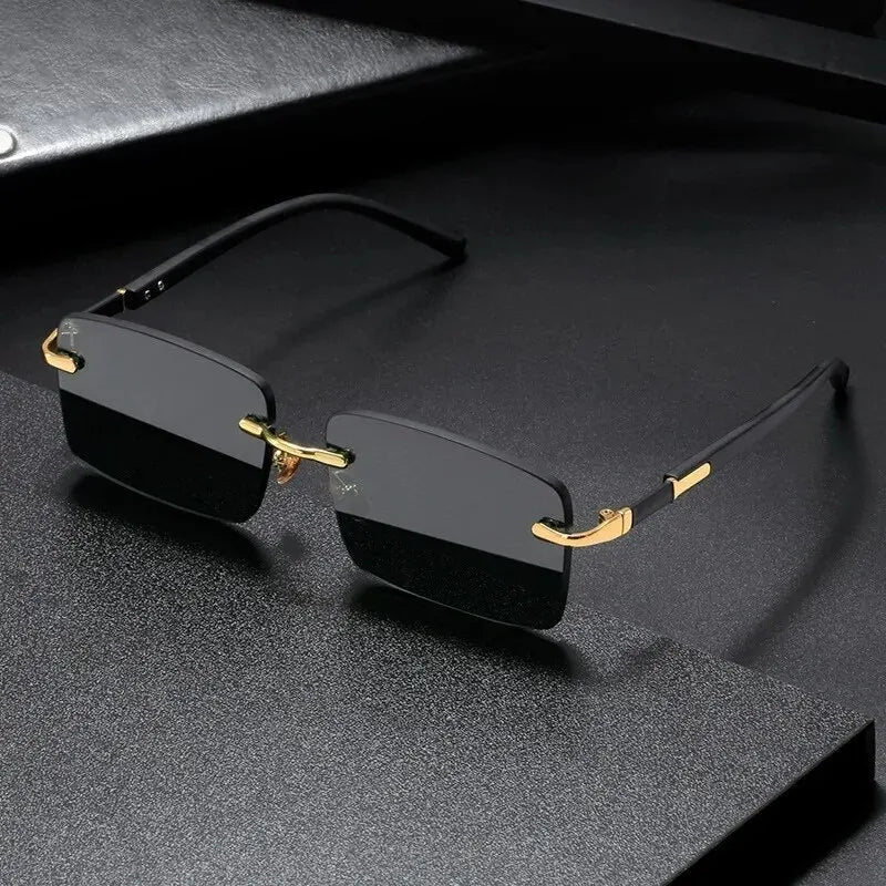 Retro Rimless Sunglasses