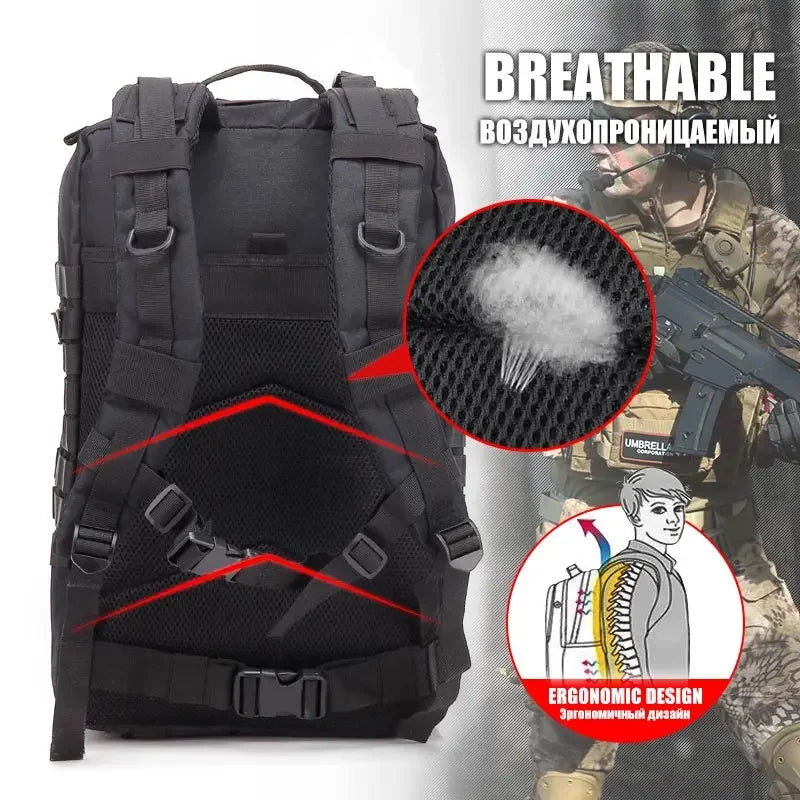 50L Man Tactical Backpacks