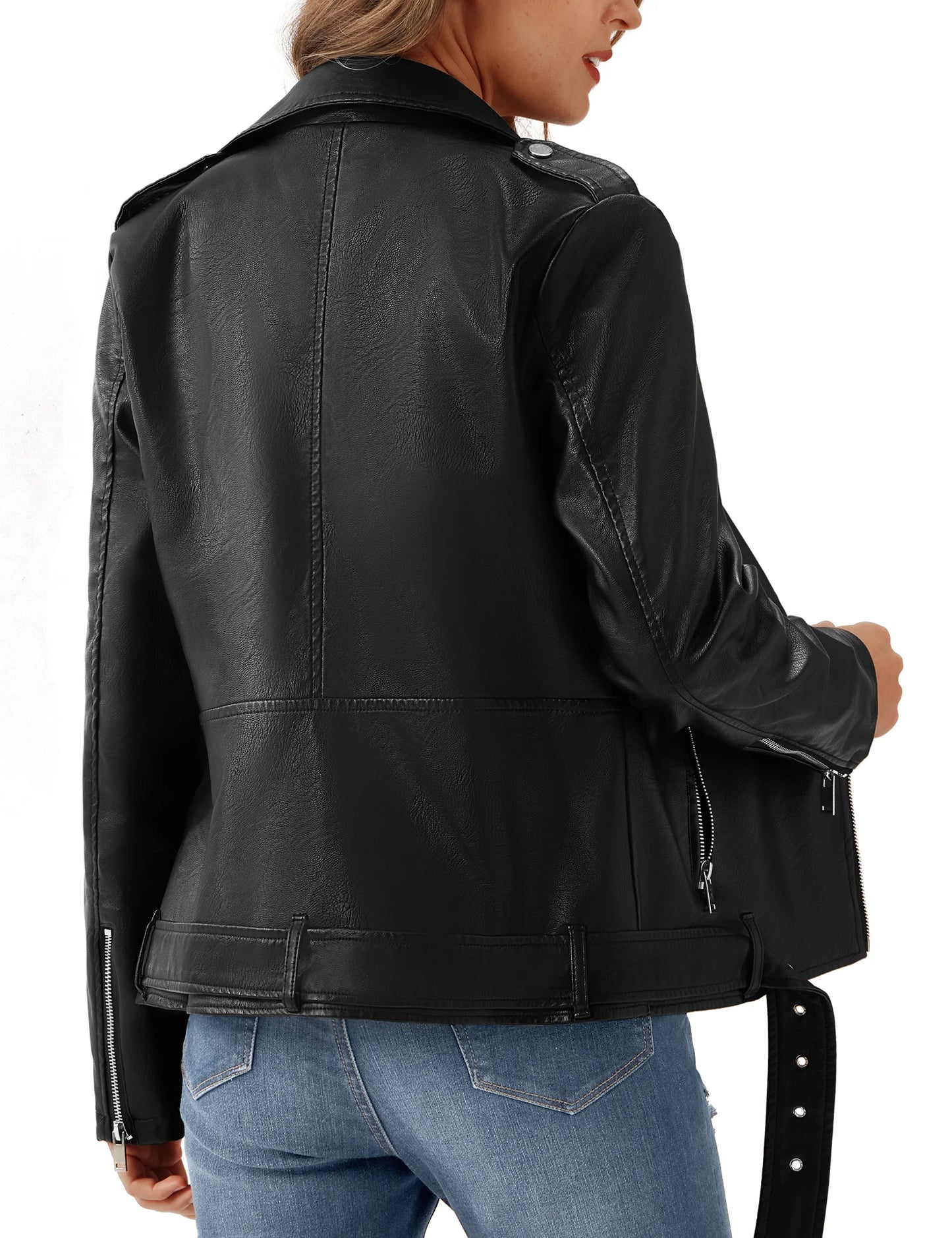 Women's Faux Leather Jacket