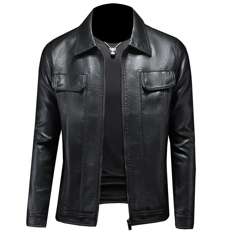 Men  leather jacket